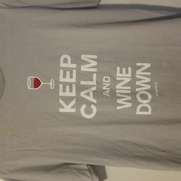 Keep Calm And Wine Down T-Shirt - Picture 2 of 3